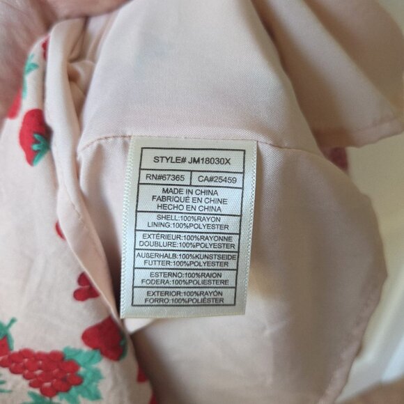 Betsey Johnson Red and White Floral Maxi Dress - Picture 13 of 13